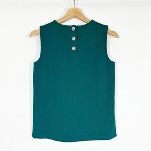 J. Crew Teal Sleeveless Top